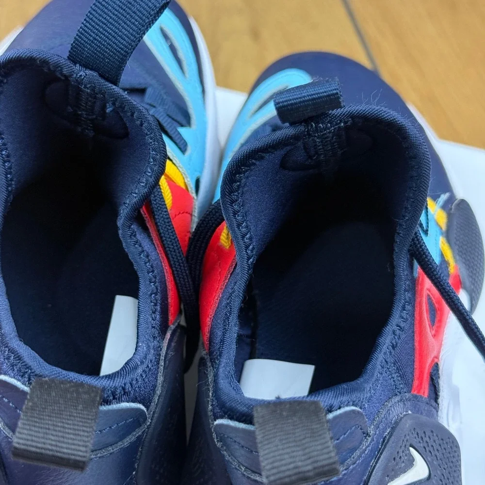 Nike Huarache EDGE TXT Midnight Navy University Gold AQ2431-400 Mens 5.5Y 38